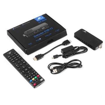 Тюнер-декодер DVB-T2 HEVC TV mini Stick H.265 FULL HD USB HDMI PVR Set