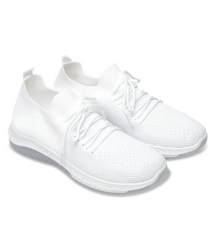 Wygodne buty sportowe damskie Białe 38