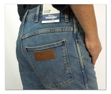 Wrangler River Octane męskie spodnie jeansy W33 L34