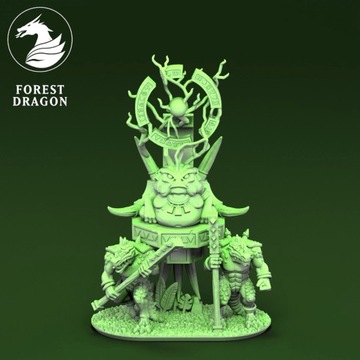 Reptilian Archmage, Lizardmen Army, 10 mm Warmaster