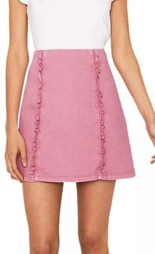 OASIS JEANSOWA RÓŻOWA SPÓDNICA 36 BV05