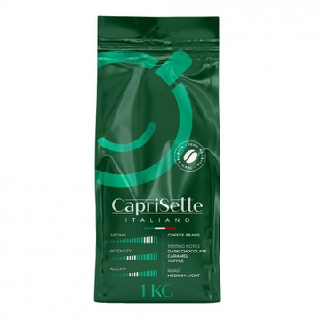 Kawa ziarnista Caprisette Italiano 1 kg ARABICA 1+1