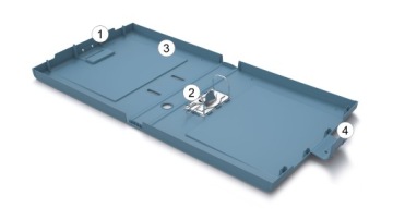 Бюджетная папка А4 ПЛАСТИКОВАЯ ЗАКРЫТАЯ 70мм moxom NEWBINDER SBL