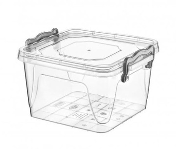 POJEMNIK KWADRATOWY MULTI BOX 2,4L PLASTIKOWY