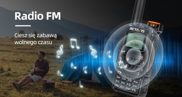 Retevis RA79 Walkie Talkie Professional, двухдиапазонная коротковолновая радиостанция