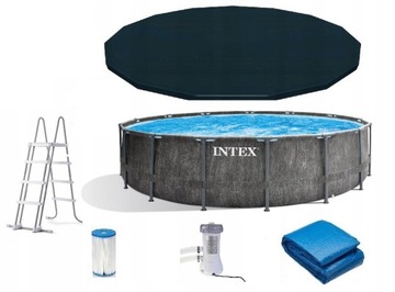 BASEN STELAŻOWY 457x122 CM INTEX PRISM 26742