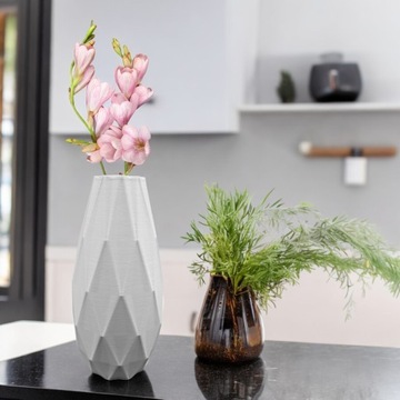 Ваза для цветов, высокая, современная, вечная, небьющаяся, для гостиной, Бриллиант, 20 см
