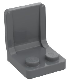 Lego 4079b 4524930 krzesło fotel ciemnoszary