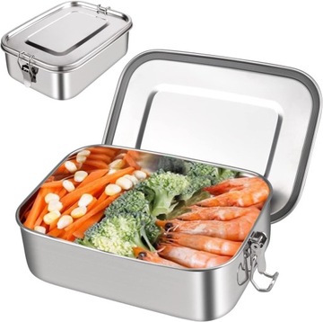 PUDEŁKO NA LUNCH ZE STALI NIERDZEWNEJ Z PRZEGRÓDKAMI 1400 ml ml HONZUEN