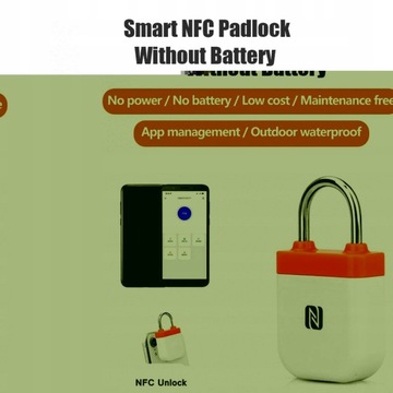 Умный замок NFC Bluetooth Замок IP55