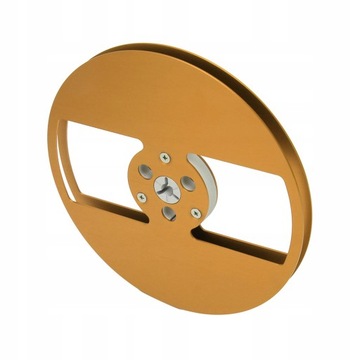 ЧАЙНЫЙ ВИДЕОЗАПИСЬ 1/4, 7 ДЮЙМОВ, 2 ОТВЕРСТИЯ, ПУСТОЙ РУЛОН, ЗОЛОТО