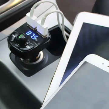 FM SD MP3 BLUETOOTH-ПЕРЕДАТЧИК 2xUSB ЗАРЯДНОЕ УСТРОЙСТВО