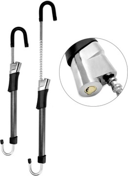 BLOKADA KIEROWNICY ANTYKRADZIEŻOWA DO SAMOCHODU UCHWYT ZABEZPIECZAJĄCY AUTO