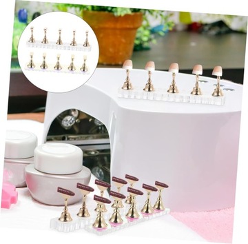 2 комплекта декора для ногтей, подставка для накладных ногтей, передняя полка для дисплея