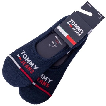 TOMMY HILFIGER SKARPETKI STOPKI 2P NAVY r.39-42