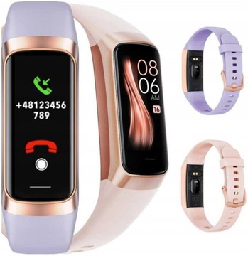 SMARTWATCH ZEGAREK PULS DAMSKI FIT AMOLED #2PASKI