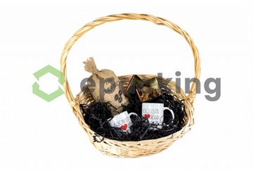 Бумажная стружка, наполнитель для пакетов, черная, 3 кг.