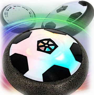 PIŁKA NOŻNA DO GRY W DOMU ŚWIECĄCA LATAJĄCA LED HOVERBALL DYSK PREZENT