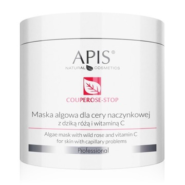 APIS COUPEROSE-STOP ВОДОРОСЛЕВАЯ МАСКА ДЛЯ КАПИТАЛЬНОЙ КОЖИ С ДИКОЙ РОЗА ВИТАМИН С