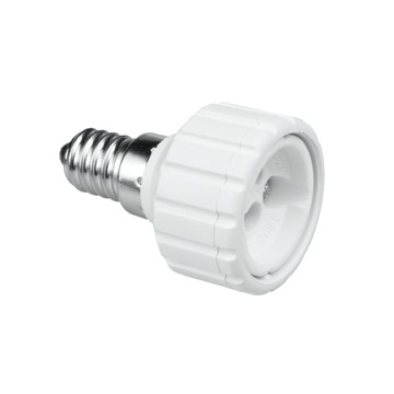 Adapter żarówki E14 na GU10