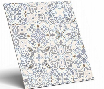 PŁYTKI W STYLU RUSTYKALNYM PODŁOGOWE ŚCIENNE TUA PATCHWORK LIGHT 60x60 GATI