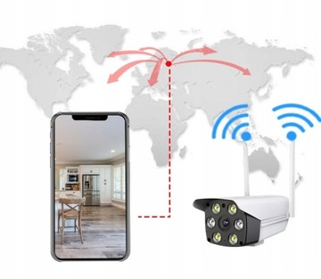 НАРУЖНАЯ WIFI IP-КАМЕРА 2MPX БЕСПРОВОДНАЯ ТРУБКА