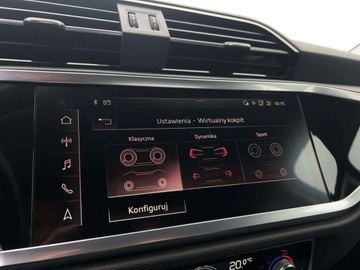 Audi Q3 II SUV 2.0 40 TFSI 190KM 2019 Audi Q3 Quattro Kamera Cofania Apple CarPlay Android Auto Salon PL 1Wlasci, zdjęcie 32