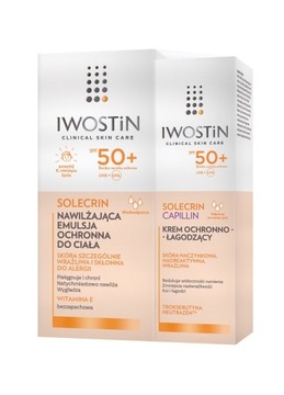 IWOSTIN SOLECRIN CAPILLIN Krem + Emulsja SPF 50+