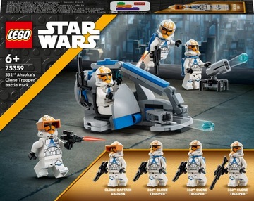 Klocki LEGO STAR WARS Piechota klonów batalionu Ahsoka 332