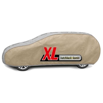 Plandeka pokrowiec na auto KOMBI XL długość 455-485cm wysokość 126-136 cm