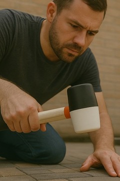 Резиновый молоток для булыжни