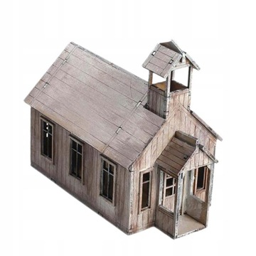 Kolekcja modeli budynków architektury w skali 1:72