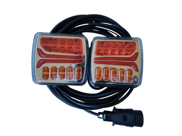 Zestaw lamp lampy diod LED do przyczep DYNAMICZNY