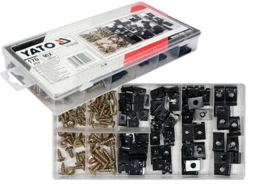 WKRĘTY PODKŁADKI DO KAROSERII 170SZT YATO YT-06780