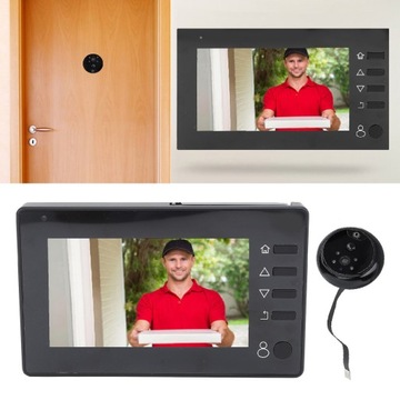 KAMERA DRZWIOWA Z WIZJEREM 720P EKRAN 4,3 CALA