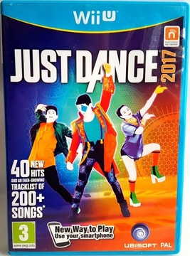 JUST DANCE 2017 Wii U - PUDEŁKOWA - PONAD 40 PIOSENEK SUPER GRA TANECZNA