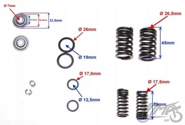 КЛАПАННАЯ ПРУЖИНА 156FMI КОМПЛЕКТ ДВИГАТЕЛЯ