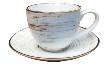 FILIŻANKA BOGUCICE ALUMINA NOSTALGIA WHITE 1106 PORCELANA 300 ml