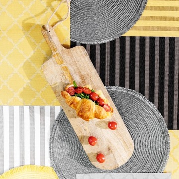 ДОСКА СЕРВИНЧЕСКАЯ ЛИРИ МАНГО деревянная 38x17см