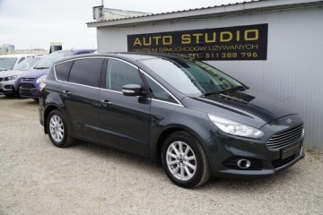 Ford S-Max II Van 2.0 TDCi 180KM 2018 Ford S-Max NawigacjaElektryczna KlapaAsystentyGrzane FoteleTempomatLadny, zdjęcie 33