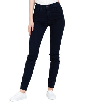 Jeansy Wrangler High Skinny W27HLFP22 BlMoon 29/32