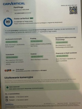 Ford Kuga III SUV 2.0 EcoBlue MHEV 150KM 2020 Ford Kuga ST-LineAlcantaraVirtualny ZegarFull LedIdealny Stan. 2.0, zdjęcie 33