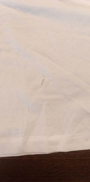 French Connection biały T-shirt defekt 5XL