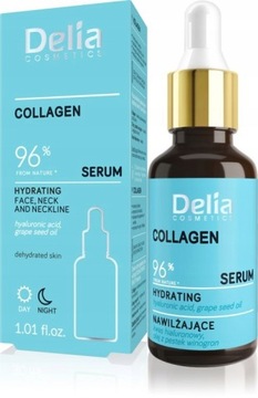 DELIA KOLAGEN Serum do twarzy szyi i dekoltu 30 ml