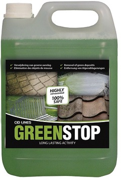 CID LINES Greenstop удаляет мох, водоросли, отложения, крышу, бассейн, 5 л