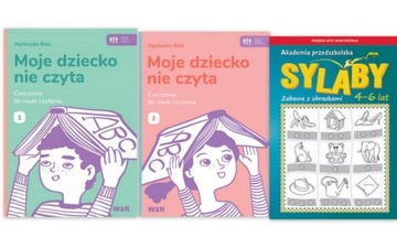 Moje dziecko nie czyta 1+2 NAUKA CZYTANIA+SYLABY zabawa obrazki