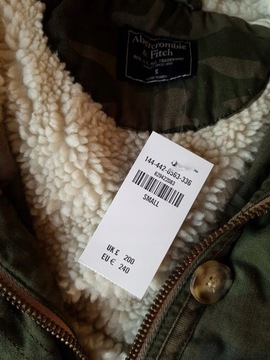 Abercrombie&Fitch kurtka 38 M camo parka moro 1050 zł !\