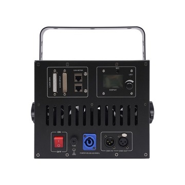 DMX LASER ANIMACYJNY ROBO 10W ILDA LASEROWY DO 500m² 12/21CH