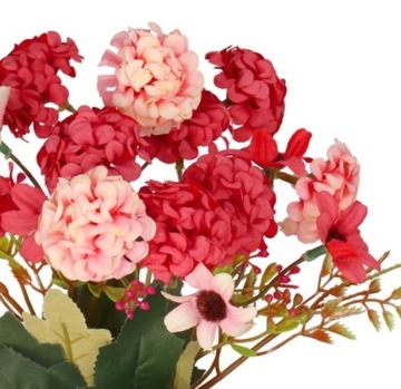 ИСКУССТВЕННЫЕ ЦВЕТЫ РАСТЕНИЯ ТРАНСФЕРЫ ГИДРЕНЗИОННЫЙ БУКЕТ