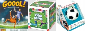 Goool! Gra + BrainBox Piłka nożna + Smart Games Plug & Play Ball () IUVI